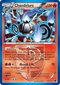 Chandelure (Team Plasma) - Plasma Freeze (PLF) #16/116 - Holo Rare Pokémon Trading Card