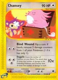 Chansey - Expedition Pokémon trading card