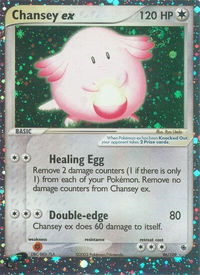 Chansey ex - Ruby and Sapphire (RS) #96/109 - Ultra Rare Pokémon Trading Card