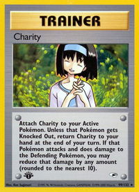 Charity - Gym Heroes (G1) #099/132 - Rare Pokémon Trading Card