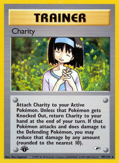 Charity - Gym Heroes Pokémon trading card