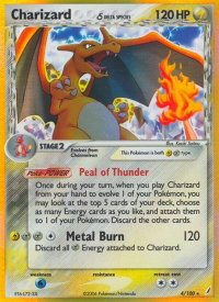 Charizard (Delta Species) - Crystal Guardians (CG) #4/100 - Holo Rare Pokémon Trading Card