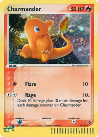 Charmander - Dragon (DR) #98/97 - Secret Rare Pokémon Trading Card