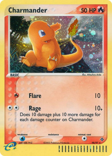 Charmander - Dragon Pokémon trading card