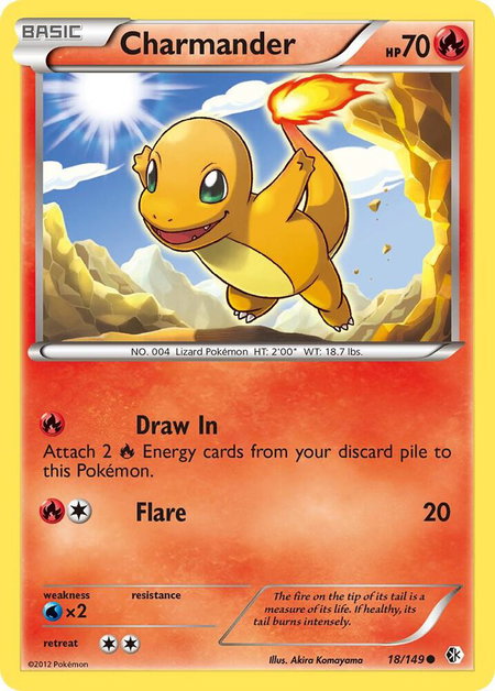 Charmander - Boundaries Crossed Pokémon trading card