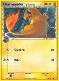 Charmander (Delta Species) - Crystal Guardians (CG) #49/100 - Common Pokémon Trading Card
