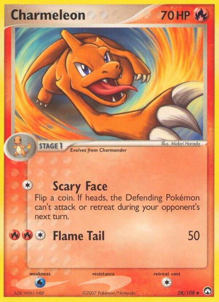 Charmeleon - Power Keepers Pokémon trading card