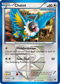 Chatot (Team Plasma) - Plasma Blast (PLB) #77/101 - Uncommon Pokémon Trading Card