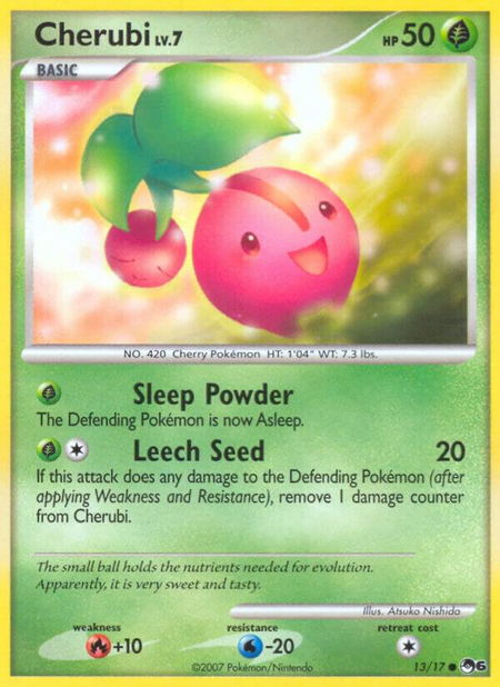 Cherubi - POP Series 6 Pokémon trading card