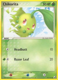 Chikorita - Unseen Forces (UF) #51/115 - Common Pokémon Trading Card
