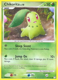 Chikorita - Mysterious Treasures (MT) #77/123 - Common Pokémon Trading Card