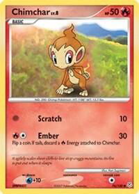 Chimchar - Diamond and Pearl (DP) #76/130 - Common Pokémon Trading Card