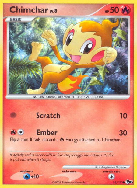 Chimchar - POP Series 6 Pokémon trading card