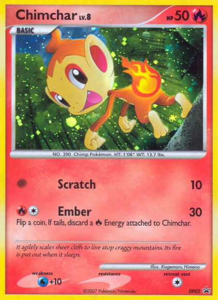 Chimchar - DP02 - Diamond and Pearl Promos Pokémon trading card