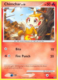 Chimchar - Platinum (PL) #70/127 - Common Pokémon Trading Card