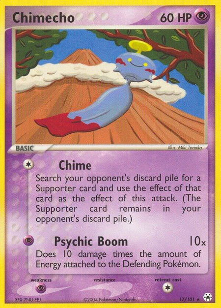 Chimecho - Hidden Legends Pokémon trading card