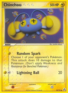 Chinchou - Legend Maker (LM) #50/92 - Common Pokémon Trading Card