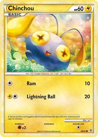 Chinchou - Unleashed (UL) #48/95 - Common Pokémon Trading Card