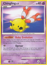 Chingling - Majestic Dawn (MD) #58/100 - Common Pokémon Trading Card