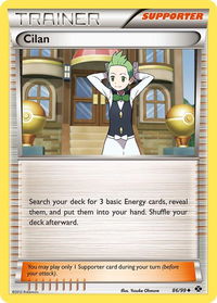 Cilan - Next Destinies (NXD) #86/99 - Uncommon Pokémon Trading Card
