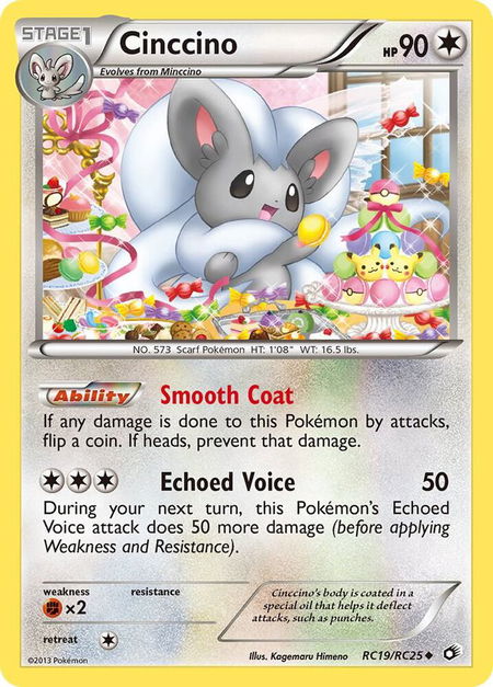 Cinccino - Legendary Treasures: Radiant Collection Pokémon trading card