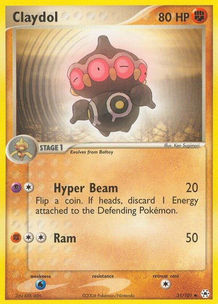 Claydol - 31/101 - Hidden Legends Pokémon trading card