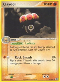 Claydol - Emerald (EM) #24/106 - Uncommon Pokémon Trading Card