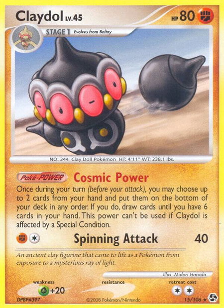 Claydol - Great Encounters Pokémon trading card
