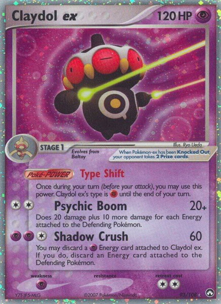 Claydol ex - Power Keepers Pokémon trading card