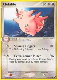 Clefable - Unseen Forces (UF) #36/115 - Uncommon Pokémon Trading Card