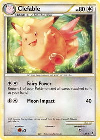 Clefable - Call of Legends (CL) #1/95 - Holo Rare Pokémon Trading Card