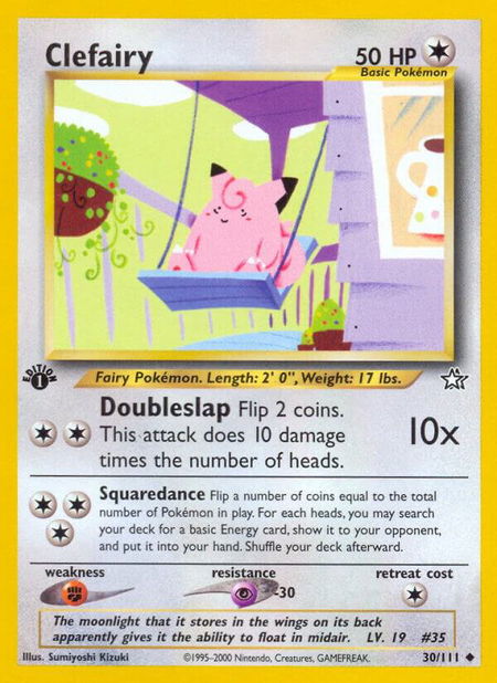 Clefairy - Neo Genesis Pokémon trading card