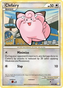 Clefairy - HeartGold SoulSilver (HS) #60/123 - Common Pokémon Trading Card