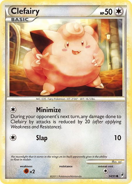 Clefairy - Call of Legends Pokémon trading card