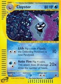 Cloyster (8) trading card from Expedition Cloyster (8) - Expedition Pokémon trading card