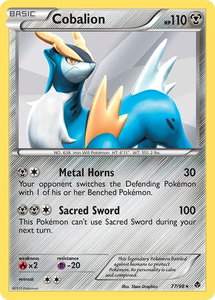 Cobalion - Emerging Powers (EPO) #77/98 - Holo Rare Pokémon Trading Card