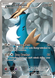 Cobalion (100 Full Art) - Noble Victories (NVI) #100/101 - Ultra Rare Pokémon Trading Card
