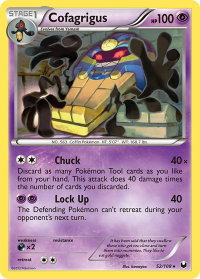 Cofagrigus - Dark Explorers (DEX) #52/108 - Rare Pokémon Trading Card