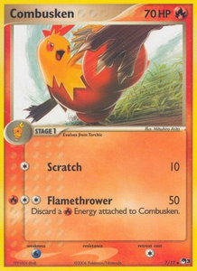 Combusken - POP Series 3 (POP) #007/017 - Uncommon Pokémon Trading Card