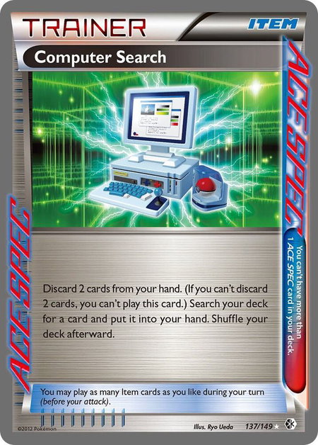 Computer Search - Boundaries Crossed Pokémon trading card