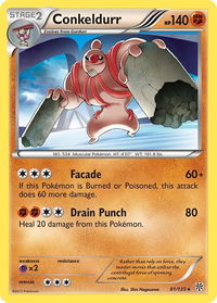 Conkeldurr - Plasma Storm (PLS) #81/135 - Rare Pokémon Trading Card