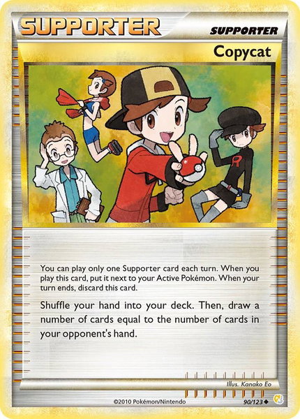 Copycat trading card from HeartGold SoulSilver Copycat - HeartGold SoulSilver Pokémon trading card