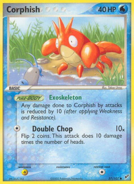Corphish - Deoxys Pokémon trading card