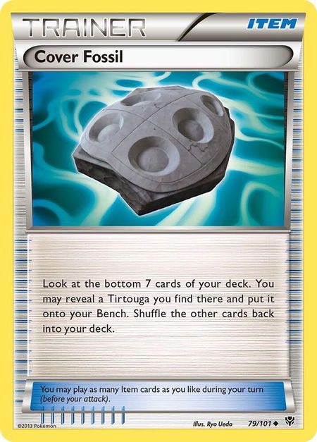 Cover Fossil - Plasma Blast Pokémon trading card