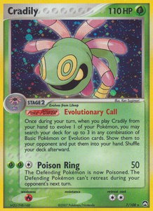 Cradily - Power Keepers (PK) #7/108 - Holo Rare Pokémon Trading Card