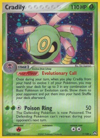 Cradily - Power Keepers (PK) #7/108 - Holo Rare Pokémon Trading Card