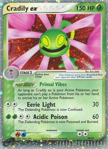 Cradily ex - Team Magma vs Team Aqua (MA) #90/95 - Ultra Rare Pokémon Trading Card