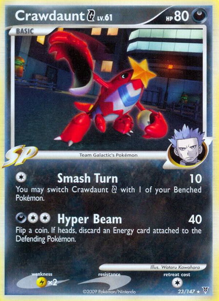 Crawdaunt G - Supreme Victors Pokémon trading card