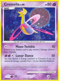 Cresselia - Great Encounters (GE) #2/106 - Holo Rare Pokémon Trading Card