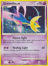 Cresselia - Majestic Dawn (MD) #2/100 - Holo Rare Pokémon Trading Card